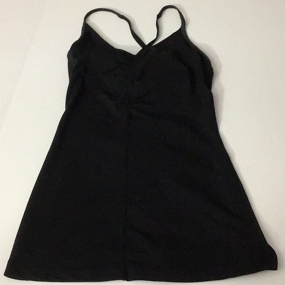 Lululemon Open Your Heart Tank Black w/Gray Sz 4 - Picture 2 of 11